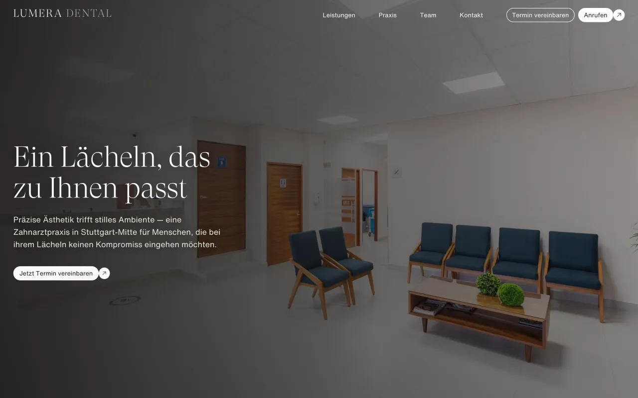 Lumera Dental — Konzeptstudie